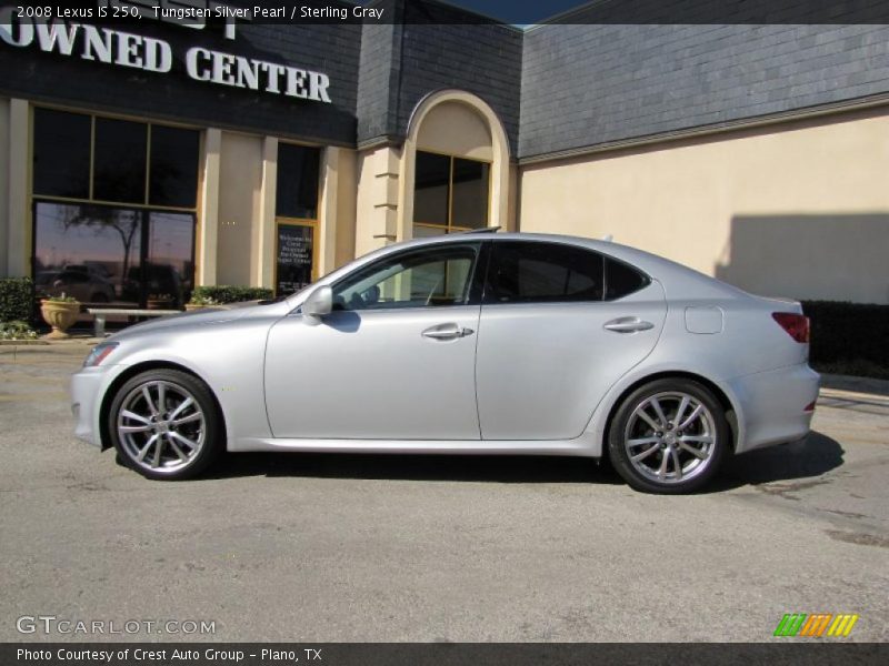 Tungsten Silver Pearl / Sterling Gray 2008 Lexus IS 250