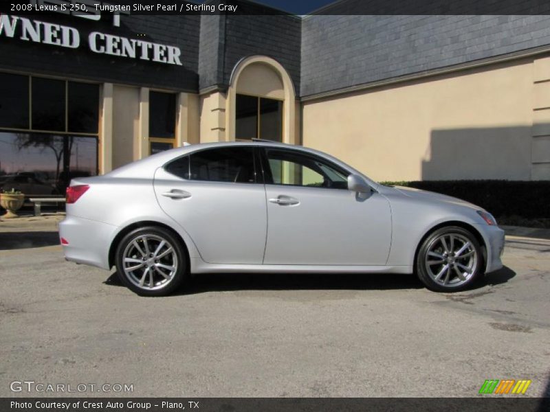 Tungsten Silver Pearl / Sterling Gray 2008 Lexus IS 250