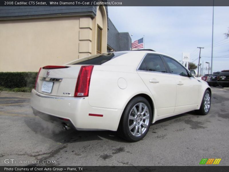 White Diamond Tri-Coat / Cashmere/Cocoa 2008 Cadillac CTS Sedan