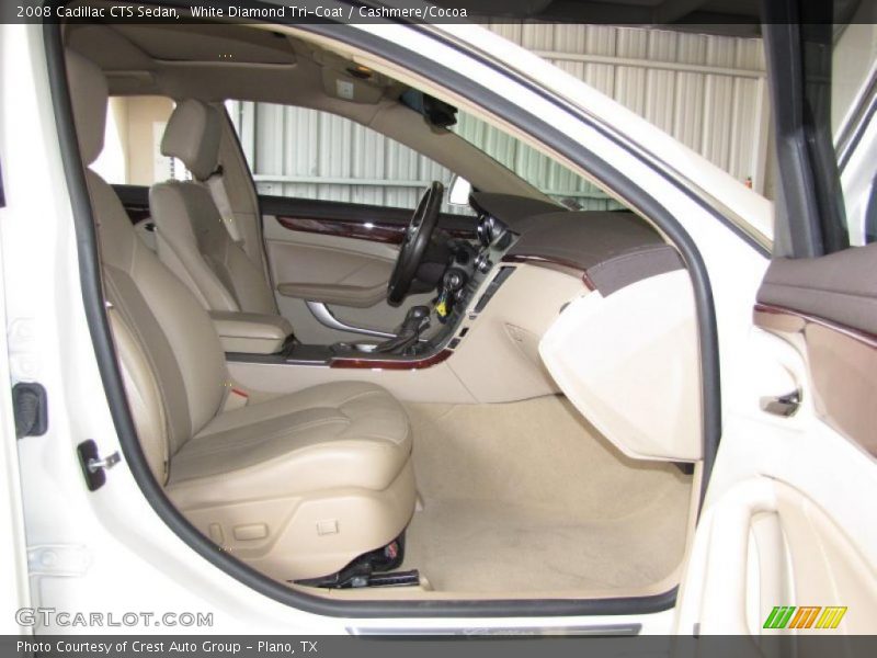White Diamond Tri-Coat / Cashmere/Cocoa 2008 Cadillac CTS Sedan