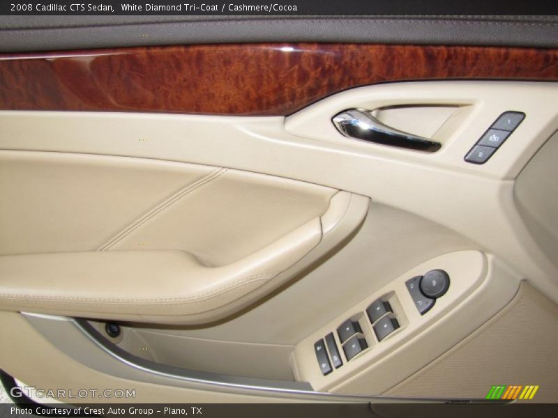 White Diamond Tri-Coat / Cashmere/Cocoa 2008 Cadillac CTS Sedan