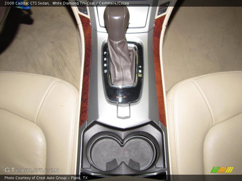 White Diamond Tri-Coat / Cashmere/Cocoa 2008 Cadillac CTS Sedan