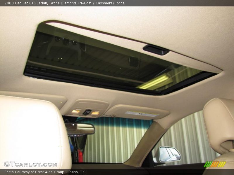 White Diamond Tri-Coat / Cashmere/Cocoa 2008 Cadillac CTS Sedan