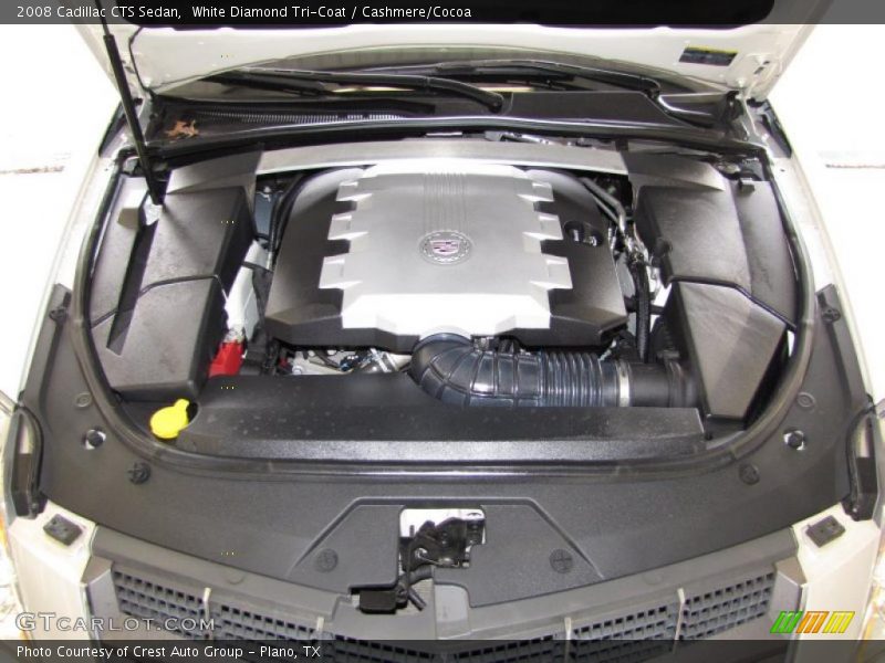White Diamond Tri-Coat / Cashmere/Cocoa 2008 Cadillac CTS Sedan