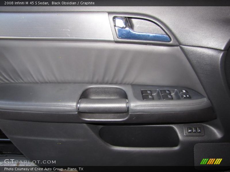 Black Obsidian / Graphite 2008 Infiniti M 45 S Sedan
