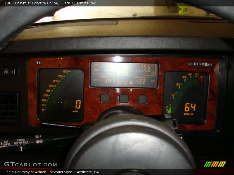  1985 Corvette Coupe Coupe Gauges