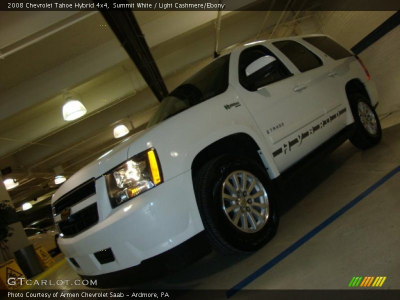 Summit White / Light Cashmere/Ebony 2008 Chevrolet Tahoe Hybrid 4x4