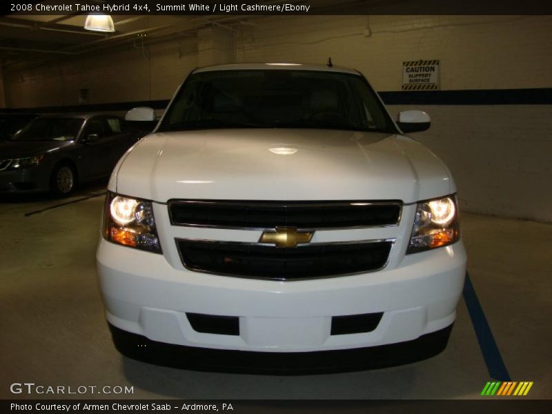 Summit White / Light Cashmere/Ebony 2008 Chevrolet Tahoe Hybrid 4x4