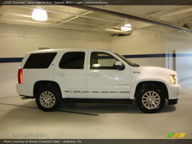 Summit White / Light Cashmere/Ebony 2008 Chevrolet Tahoe Hybrid 4x4