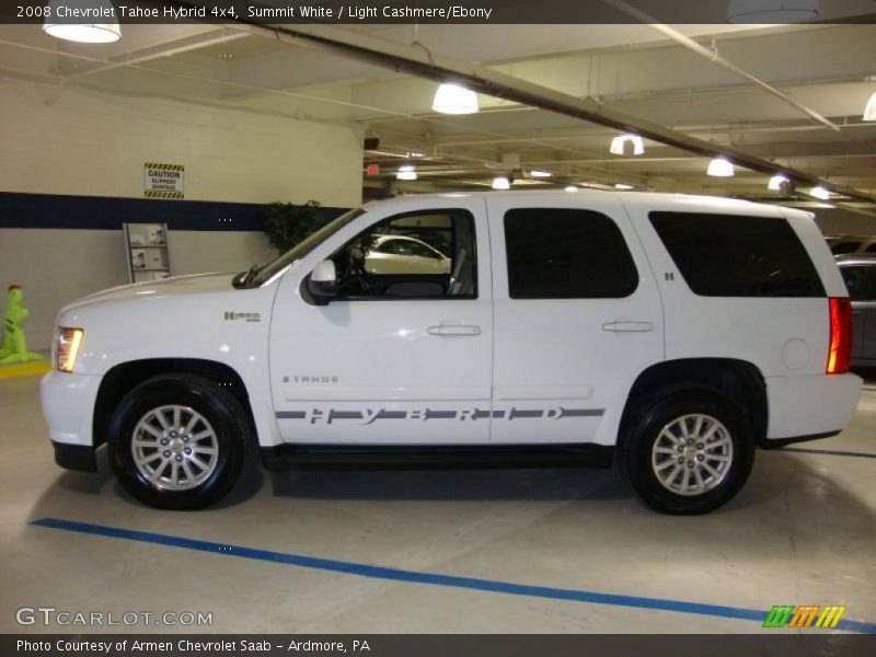 Summit White / Light Cashmere/Ebony 2008 Chevrolet Tahoe Hybrid 4x4