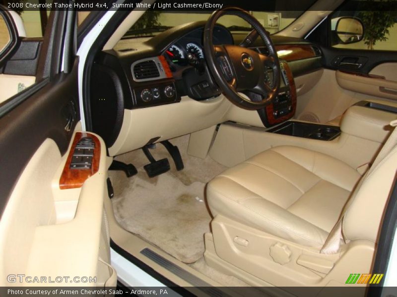  2008 Tahoe Hybrid 4x4 Light Cashmere/Ebony Interior