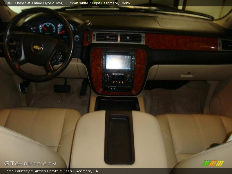 Summit White / Light Cashmere/Ebony 2008 Chevrolet Tahoe Hybrid 4x4