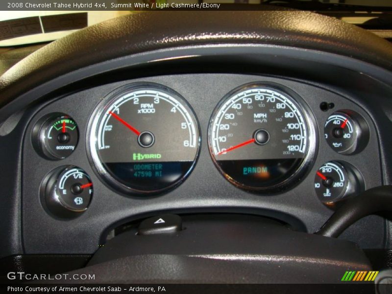  2008 Tahoe Hybrid 4x4 Hybrid 4x4 Gauges