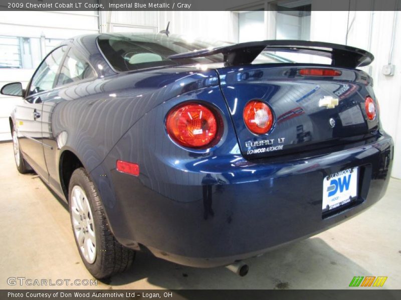 Imperial Blue Metallic / Gray 2009 Chevrolet Cobalt LT Coupe