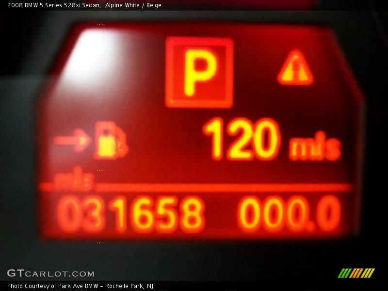 Alpine White / Beige 2008 BMW 5 Series 528xi Sedan