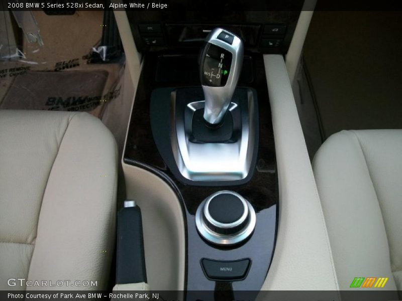 Alpine White / Beige 2008 BMW 5 Series 528xi Sedan