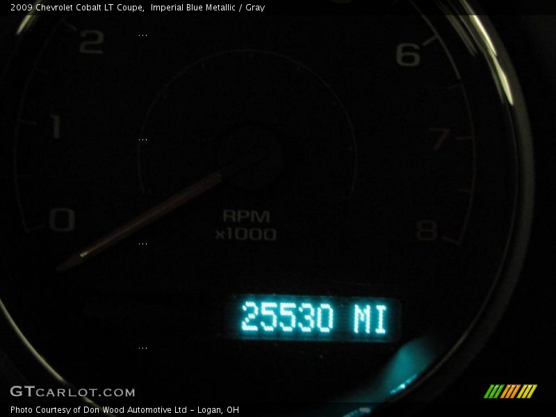 Imperial Blue Metallic / Gray 2009 Chevrolet Cobalt LT Coupe