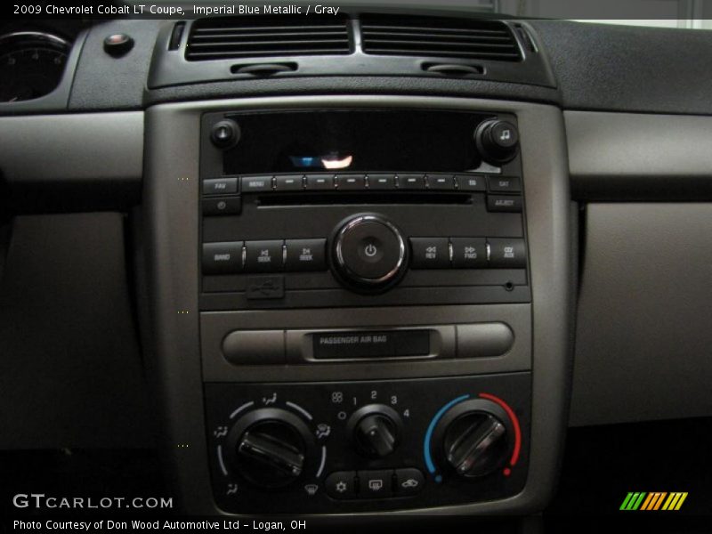 Imperial Blue Metallic / Gray 2009 Chevrolet Cobalt LT Coupe