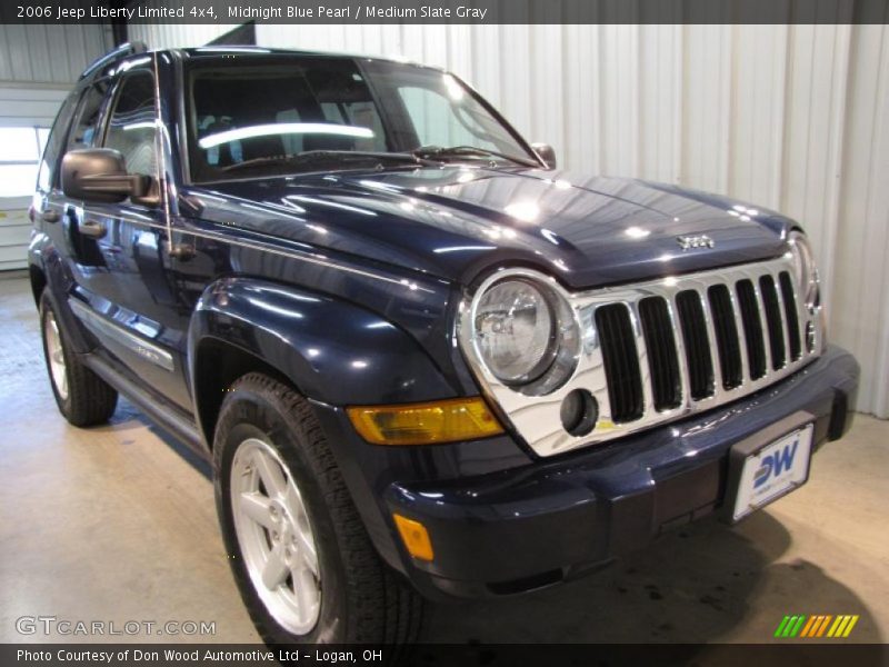 Midnight Blue Pearl / Medium Slate Gray 2006 Jeep Liberty Limited 4x4