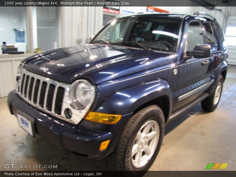 Midnight Blue Pearl / Medium Slate Gray 2006 Jeep Liberty Limited 4x4