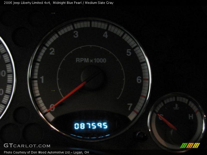 Midnight Blue Pearl / Medium Slate Gray 2006 Jeep Liberty Limited 4x4
