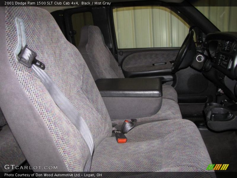 Black / Mist Gray 2001 Dodge Ram 1500 SLT Club Cab 4x4