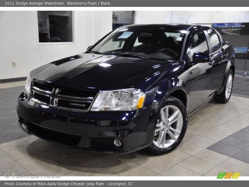 Blackberry Pearl / Black 2011 Dodge Avenger Mainstreet