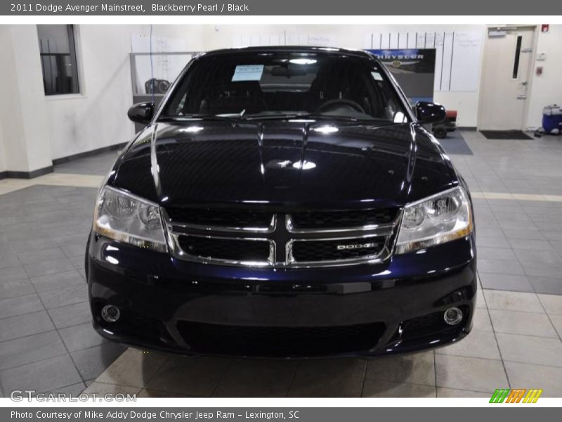 Blackberry Pearl / Black 2011 Dodge Avenger Mainstreet