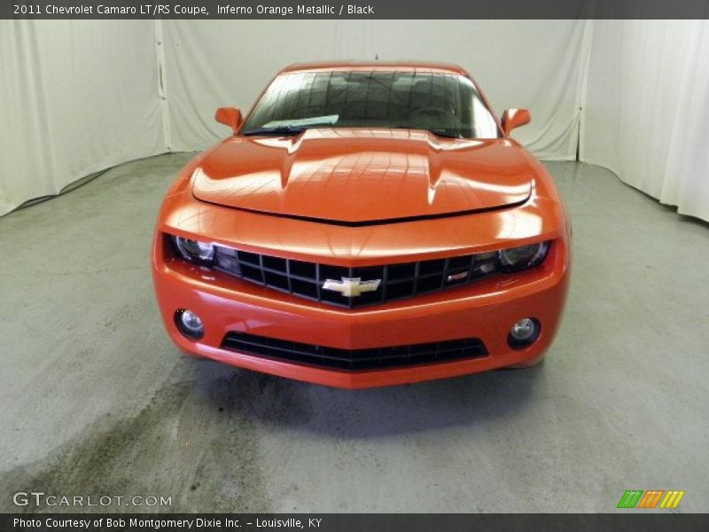 Inferno Orange Metallic / Black 2011 Chevrolet Camaro LT/RS Coupe