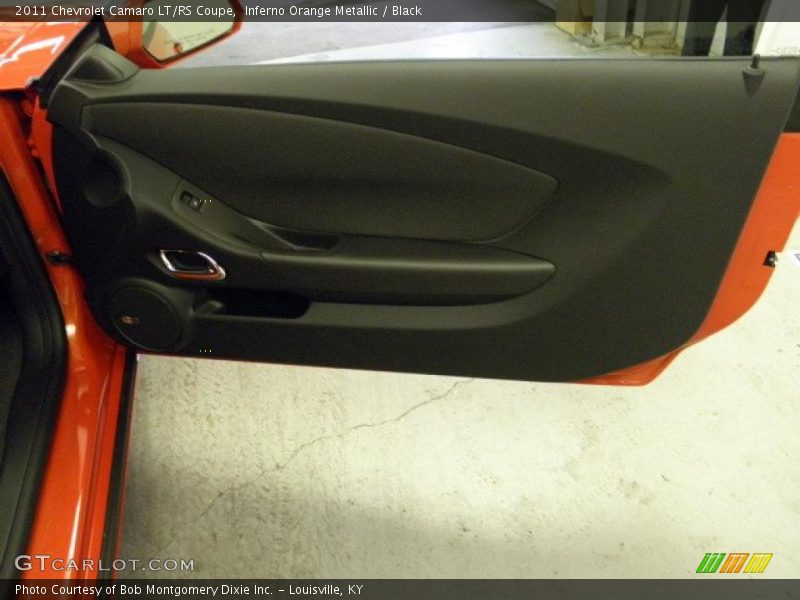 Inferno Orange Metallic / Black 2011 Chevrolet Camaro LT/RS Coupe