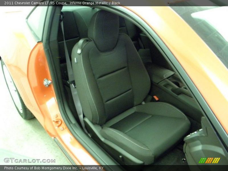 Inferno Orange Metallic / Black 2011 Chevrolet Camaro LT/RS Coupe