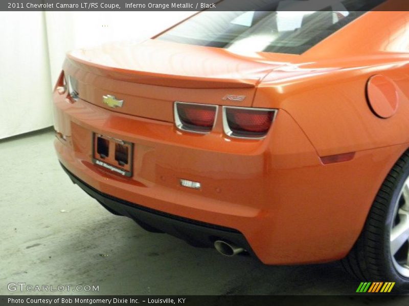 Inferno Orange Metallic / Black 2011 Chevrolet Camaro LT/RS Coupe