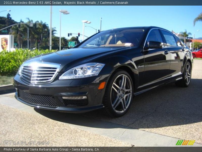 Front 3/4 View of 2011 S 63 AMG Sedan