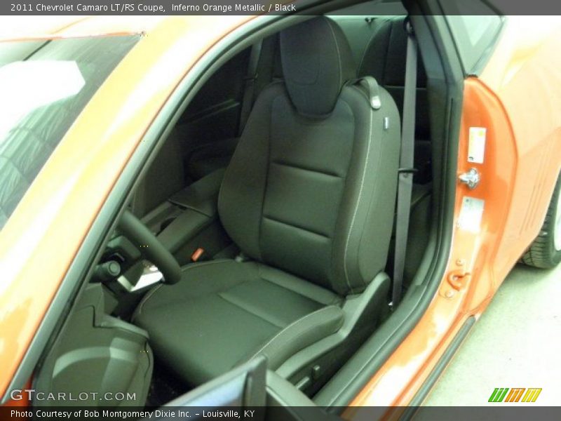 Inferno Orange Metallic / Black 2011 Chevrolet Camaro LT/RS Coupe