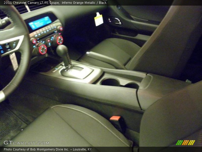 Inferno Orange Metallic / Black 2011 Chevrolet Camaro LT/RS Coupe