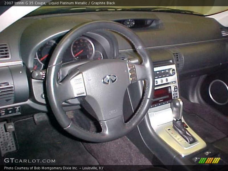 Liquid Platinum Metallic / Graphite Black 2007 Infiniti G 35 Coupe