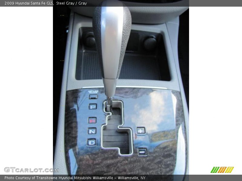 Steel Gray / Gray 2009 Hyundai Santa Fe GLS