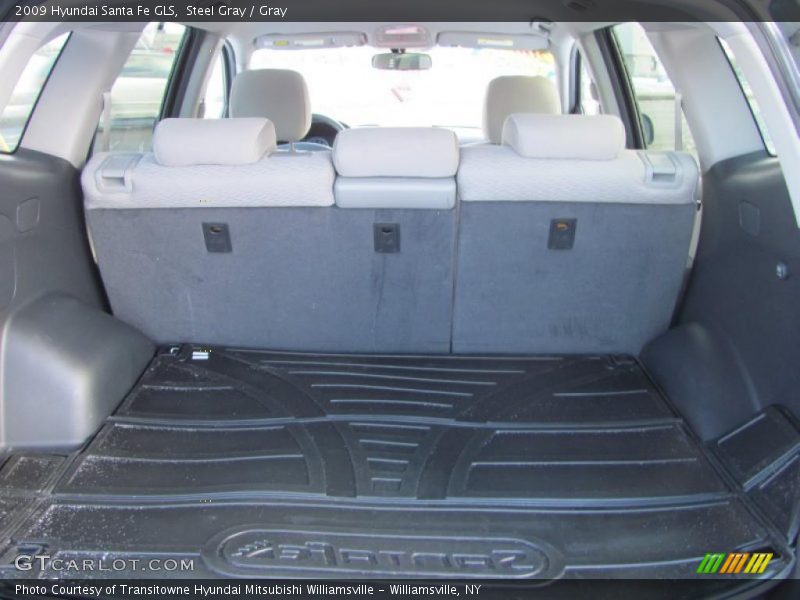 Steel Gray / Gray 2009 Hyundai Santa Fe GLS