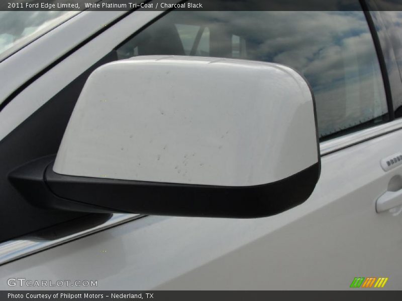 White Platinum Tri-Coat / Charcoal Black 2011 Ford Edge Limited
