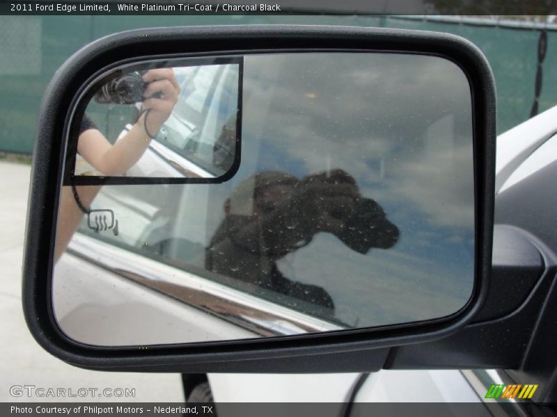White Platinum Tri-Coat / Charcoal Black 2011 Ford Edge Limited