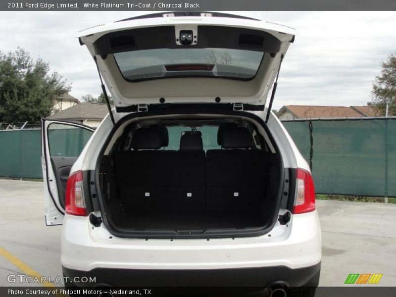 White Platinum Tri-Coat / Charcoal Black 2011 Ford Edge Limited