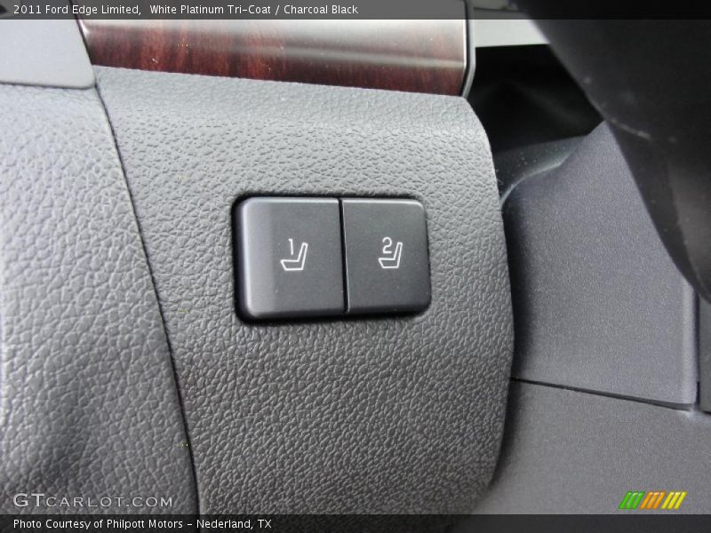 White Platinum Tri-Coat / Charcoal Black 2011 Ford Edge Limited