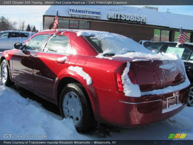 Inferno Red Crystal Pearlcoat / Dark Khaki/Light Graystone 2007 Chrysler 300 Touring