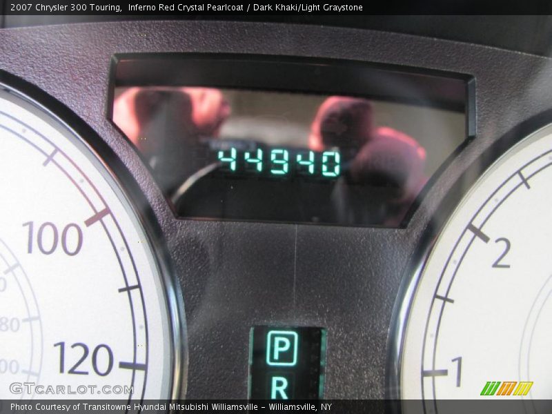 Inferno Red Crystal Pearlcoat / Dark Khaki/Light Graystone 2007 Chrysler 300 Touring