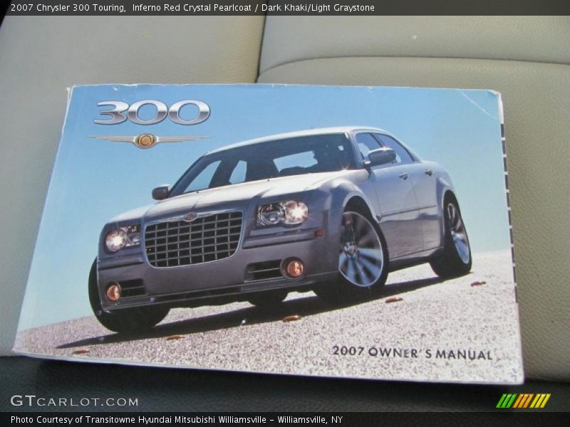 Inferno Red Crystal Pearlcoat / Dark Khaki/Light Graystone 2007 Chrysler 300 Touring