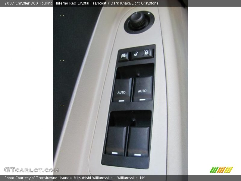 Inferno Red Crystal Pearlcoat / Dark Khaki/Light Graystone 2007 Chrysler 300 Touring