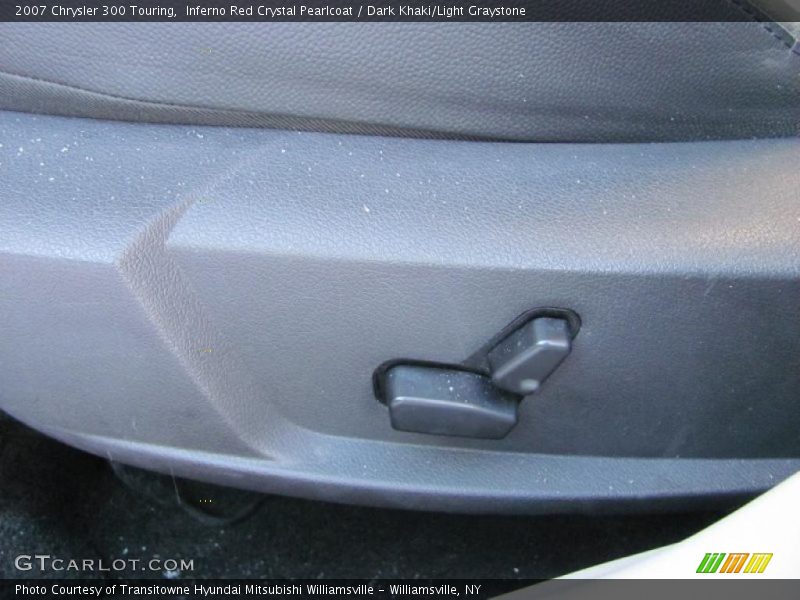 Inferno Red Crystal Pearlcoat / Dark Khaki/Light Graystone 2007 Chrysler 300 Touring
