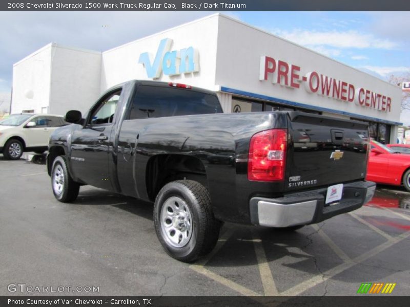 Black / Dark Titanium 2008 Chevrolet Silverado 1500 Work Truck Regular Cab