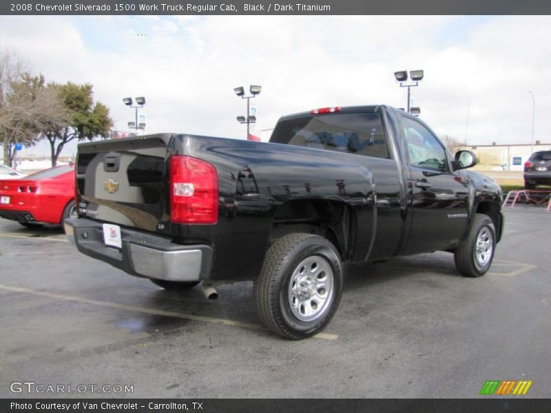 Black / Dark Titanium 2008 Chevrolet Silverado 1500 Work Truck Regular Cab