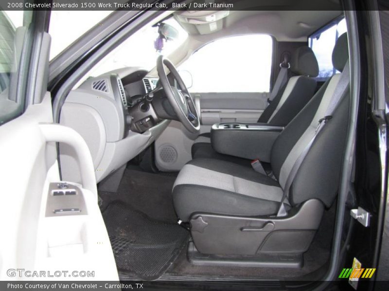 Black / Dark Titanium 2008 Chevrolet Silverado 1500 Work Truck Regular Cab